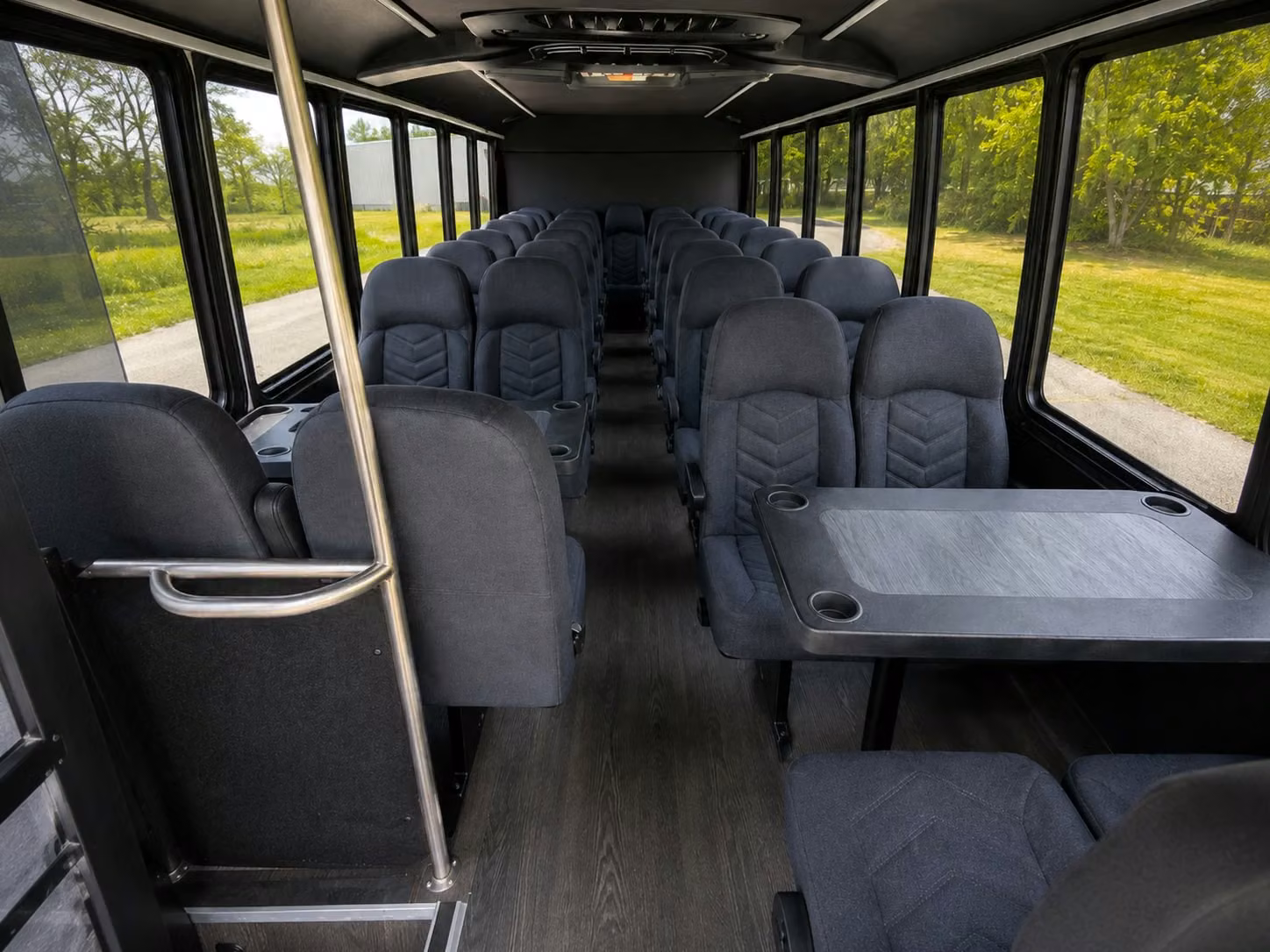 18 passenger minibus inside