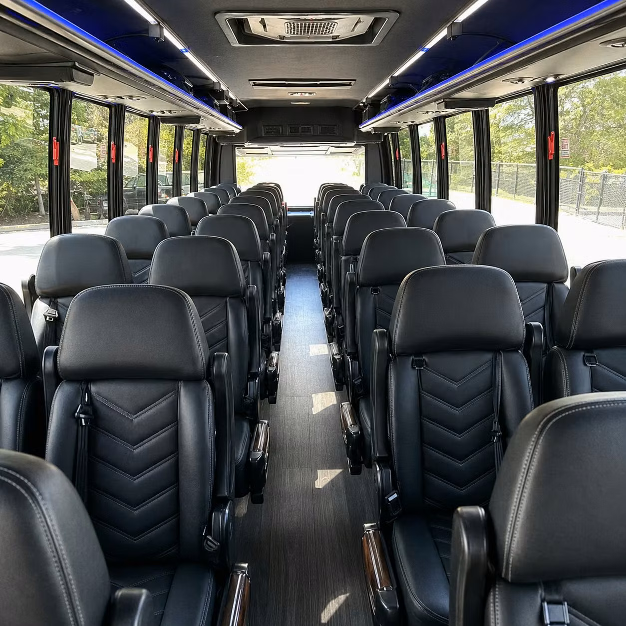 25 passenger minibus inside