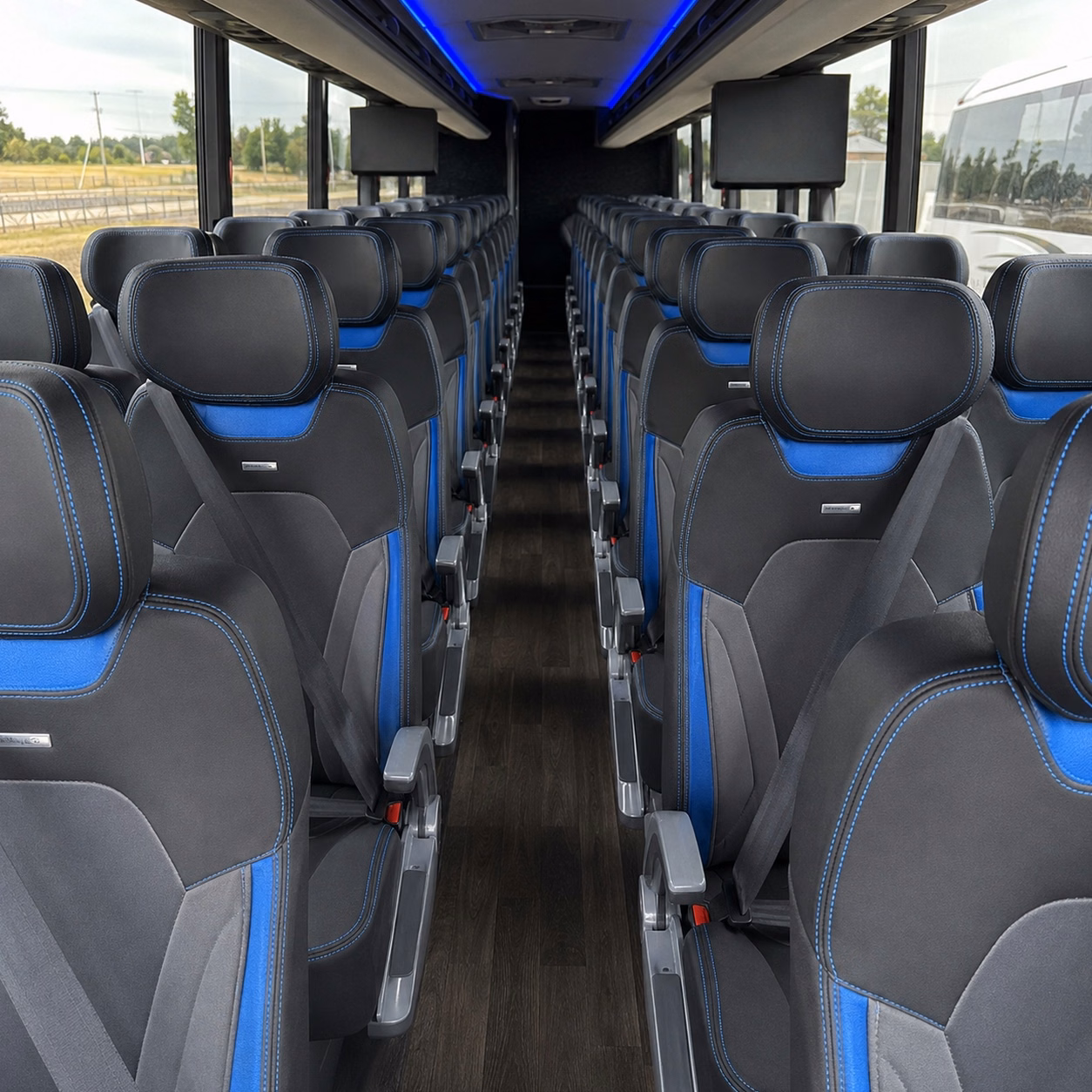 fremont charter bus interior