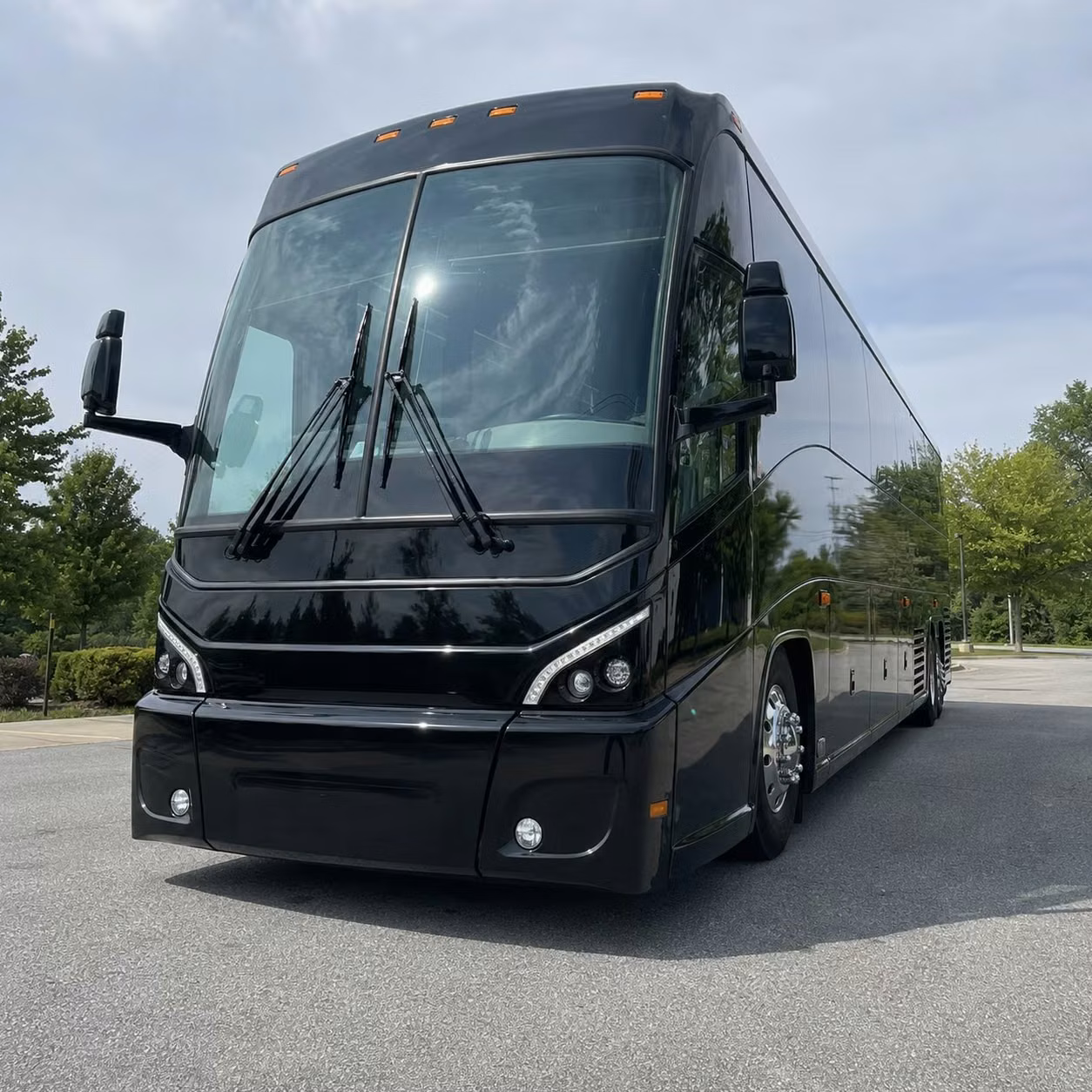 fremont charter bus rental exterior