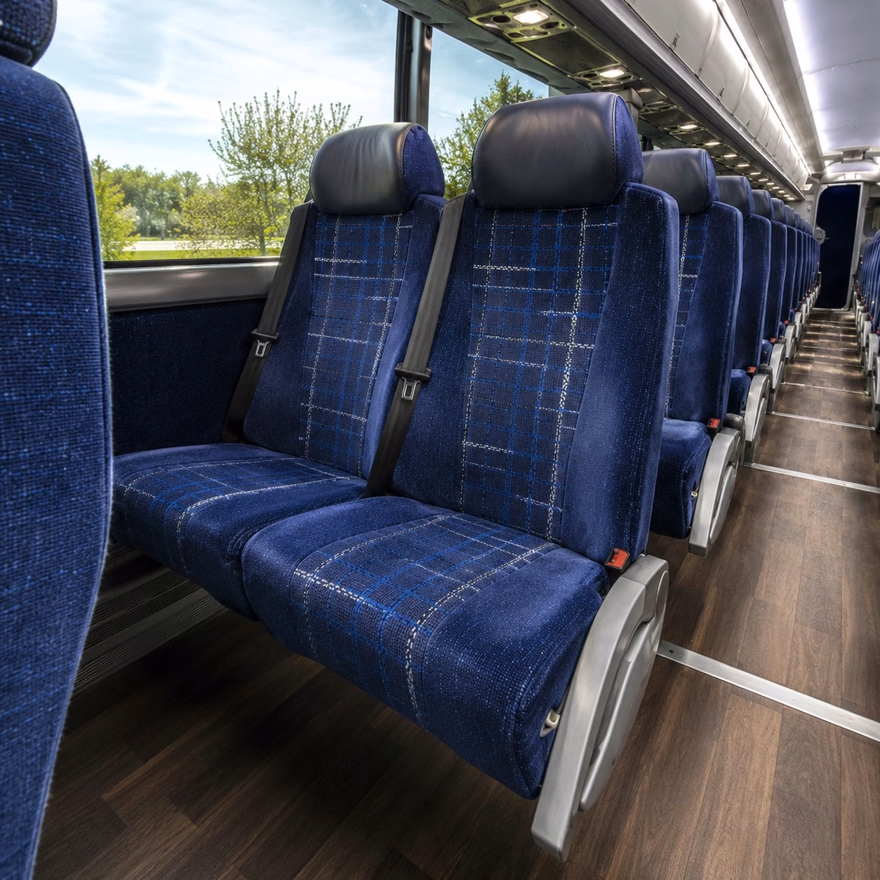 fremont charter bus rental inside